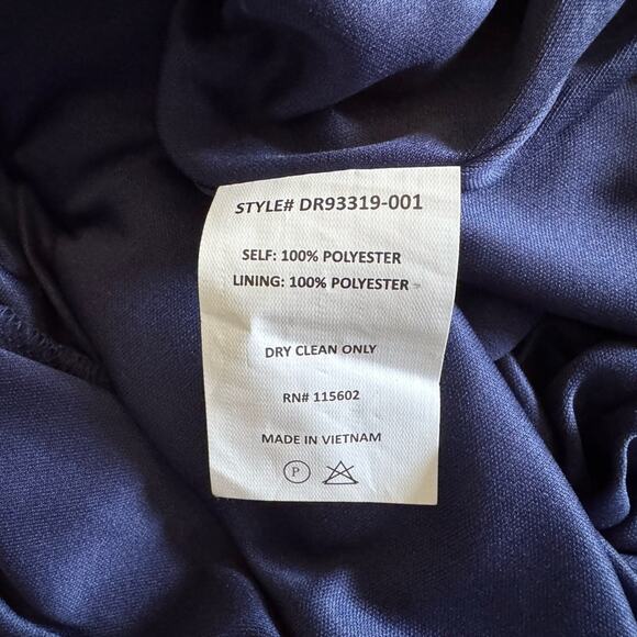 Lush Blue Flowy Mini Dress | Size M - Picture 7 of 7